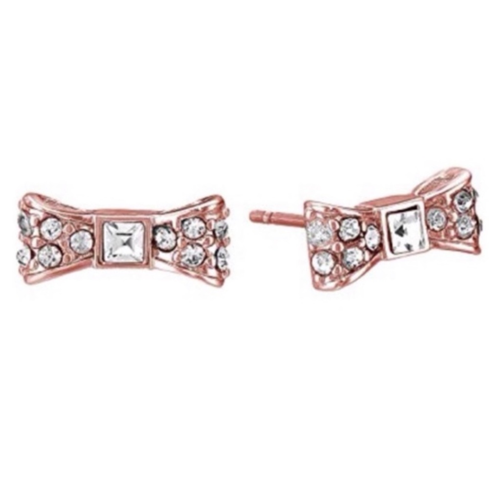 Kate Spade Rose Gold Bow Earrings